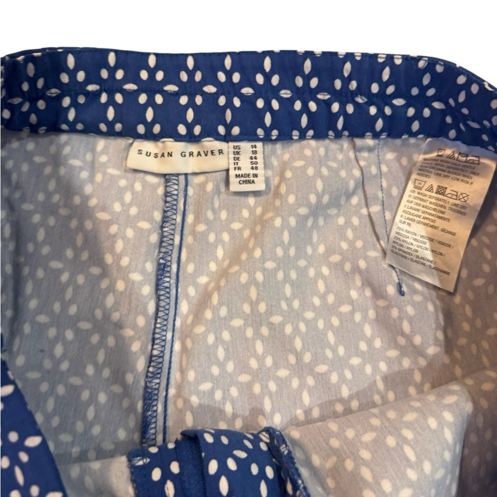 Susan Graver Pattern Capri Pants - image 4